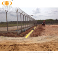 Hot dipped galvanized security welded wire airport fence
